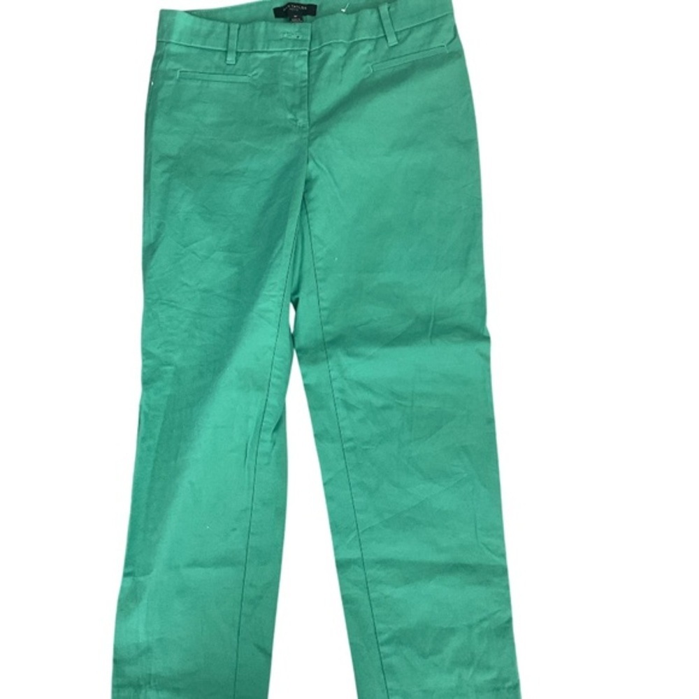 Ann Taylor Vibrant Green Straight Leg Pants
